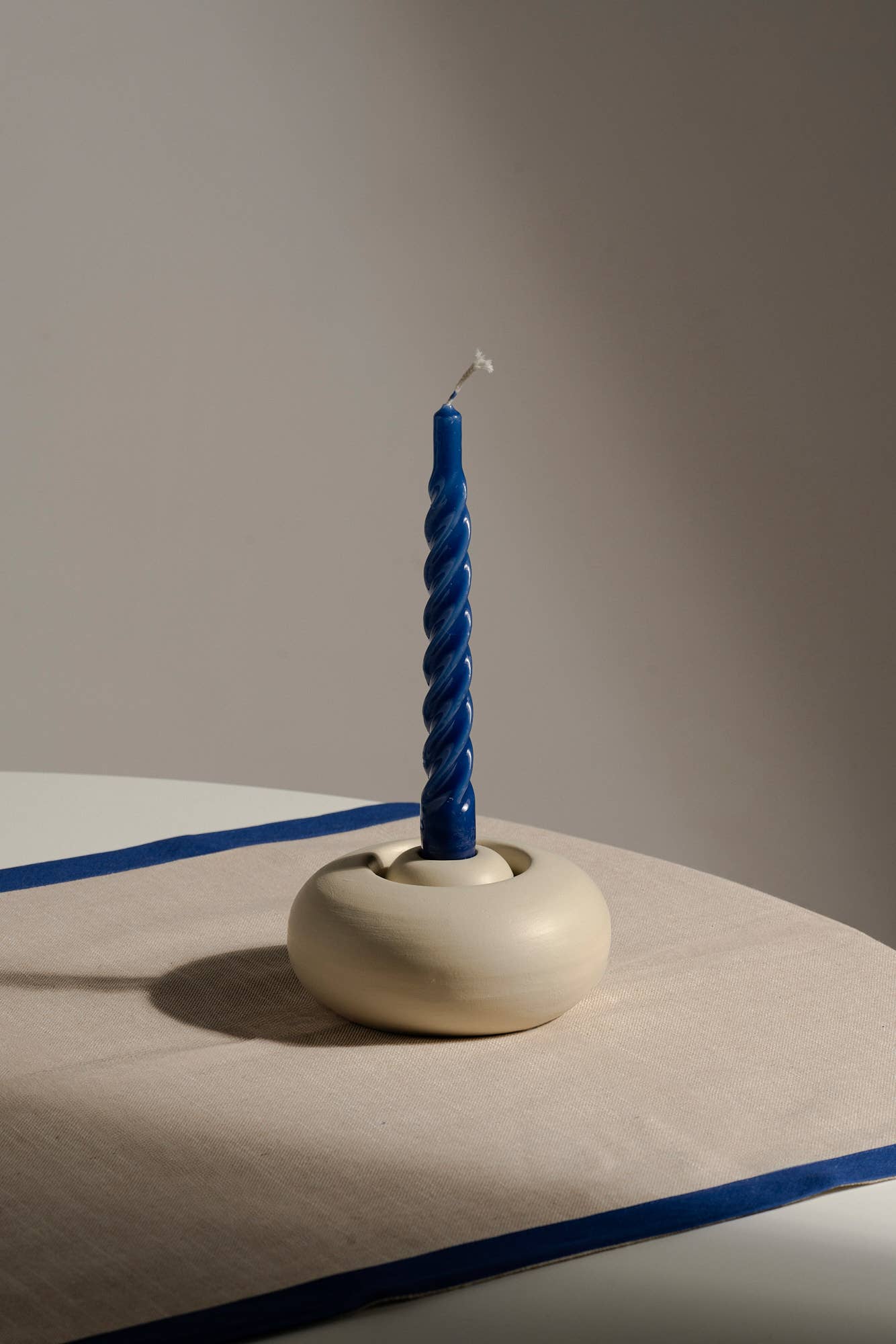 Duo de bougeoir Off White