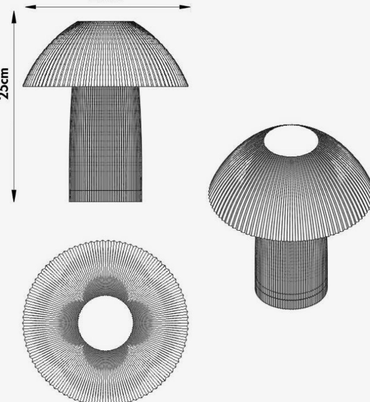 Lampe Duo Shroom