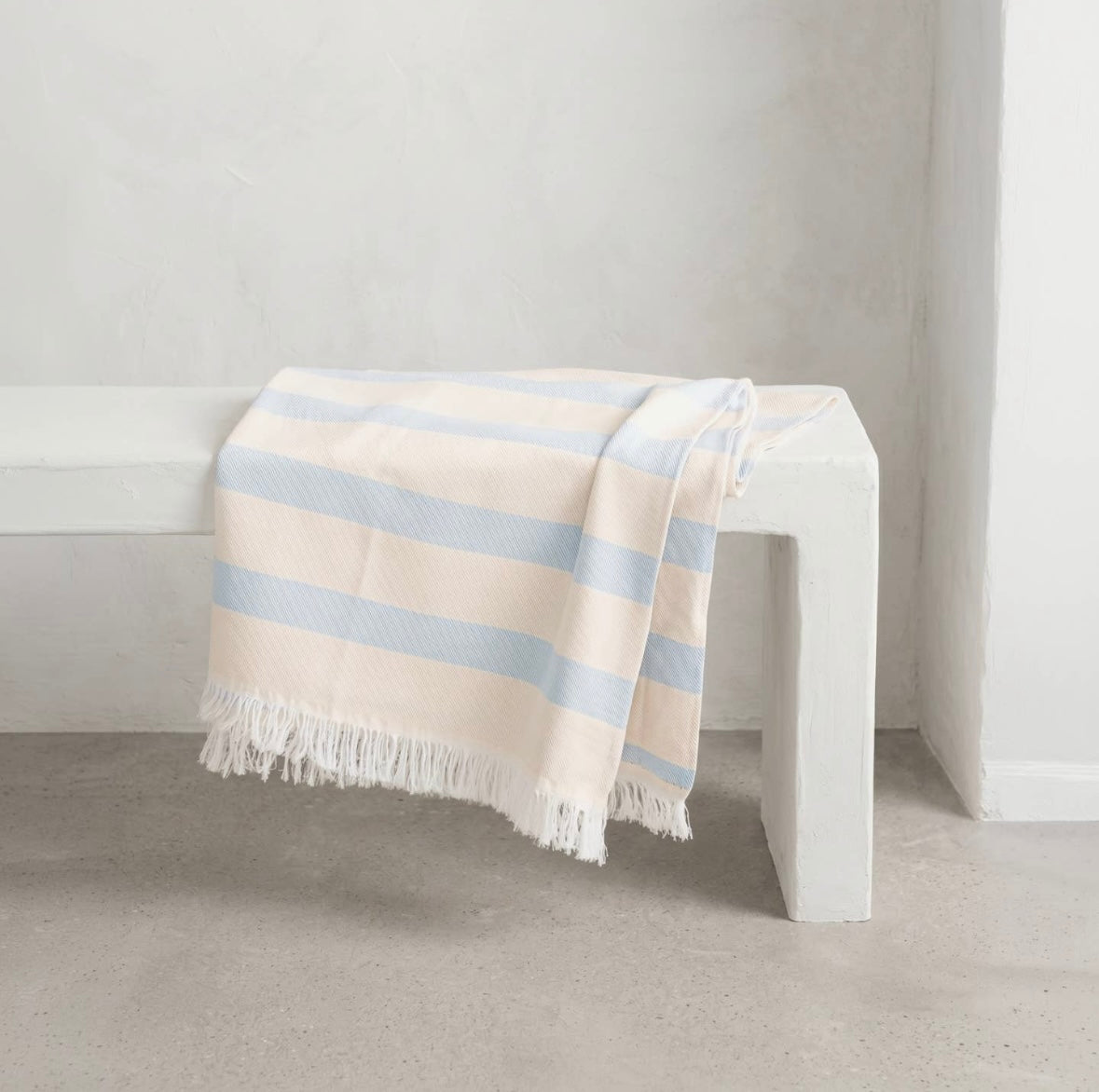 Serviette de plage en coton -  Fouta