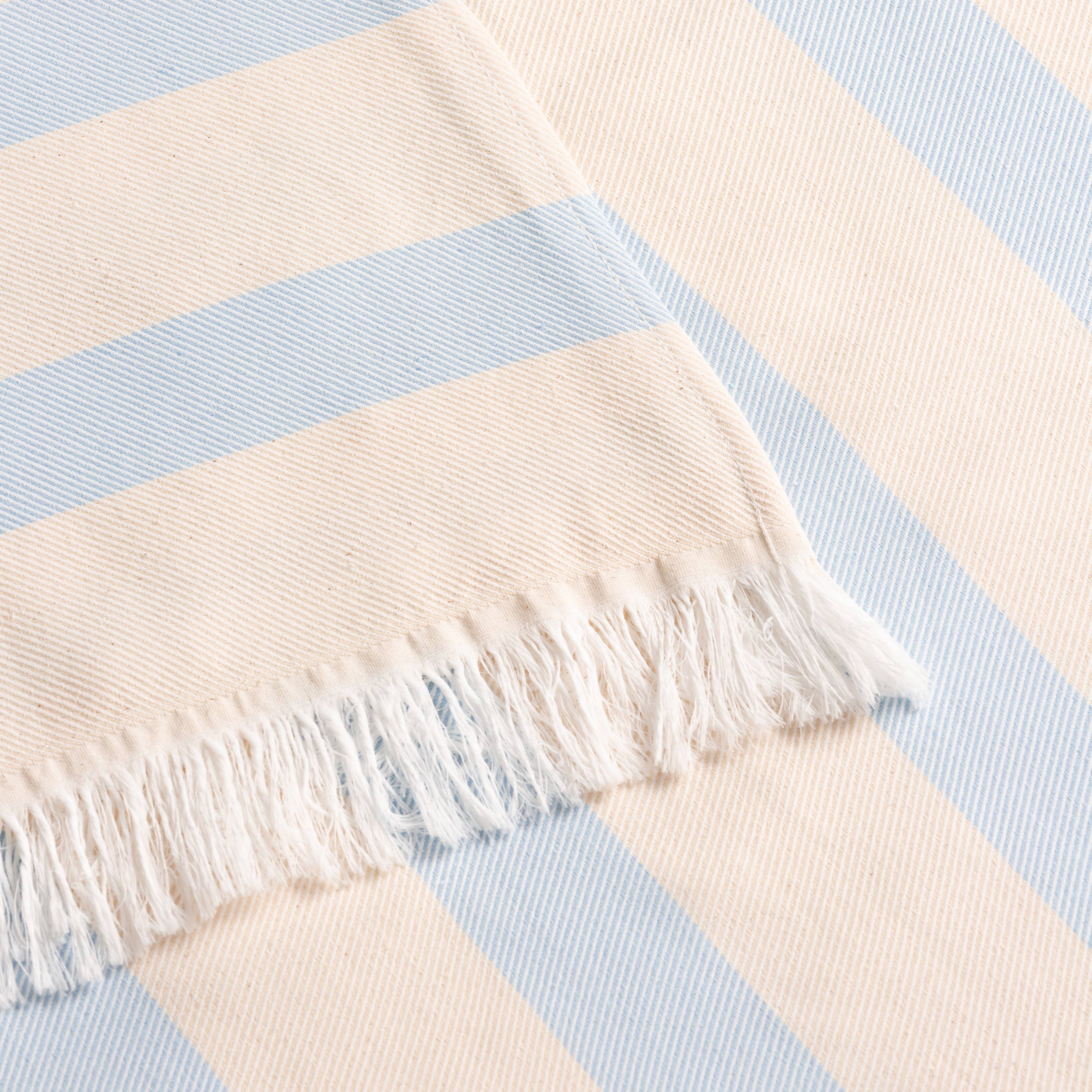 Serviette de plage en coton -  Fouta