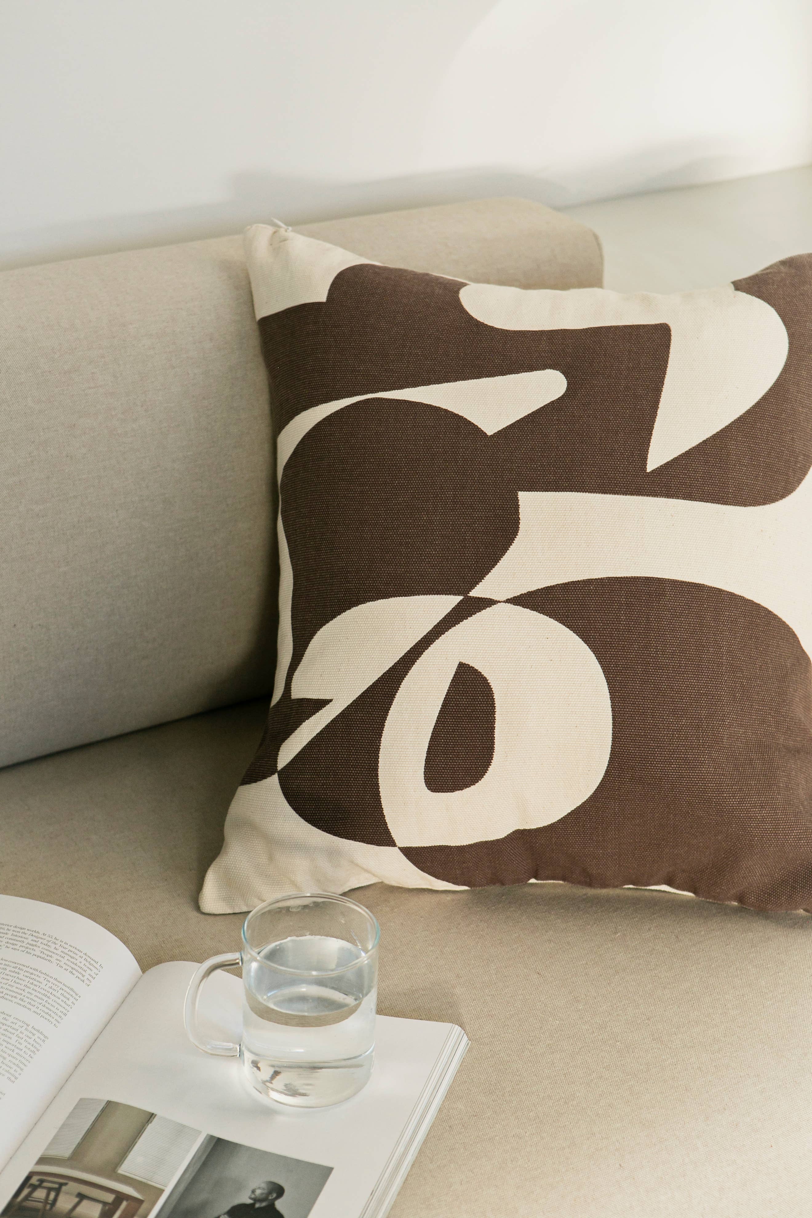 Housse de coussin imprimée Sahari
